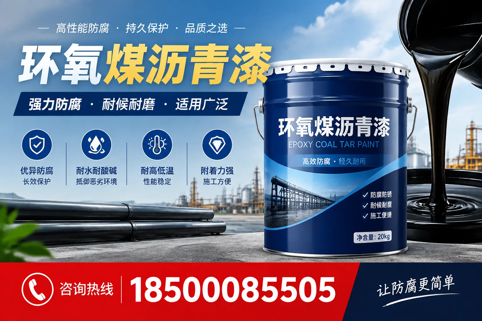 环氧煤沥青漆在不同气候条件下的表现分析,菏泽适用性